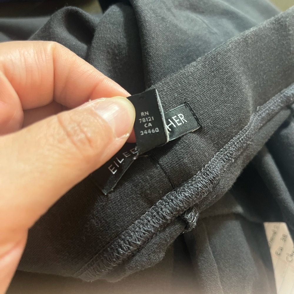 Eileen Fisher Charcoal -Gray Pull on pants - Picture 12 of 12